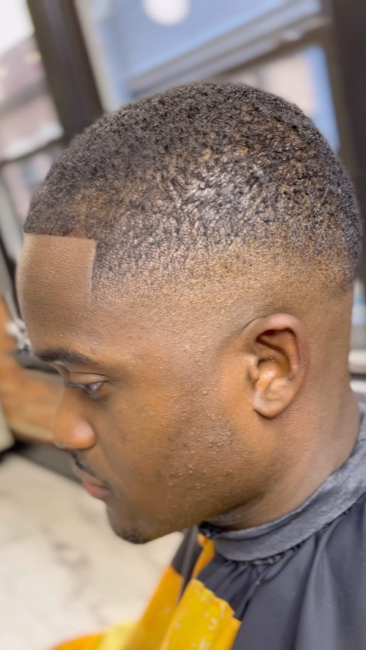 Bald fade finish